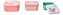 Kit 3 Potinhos Cloudy Para Comida Lanche Infantil - Buba Rosa - Imagem 4