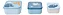 Kit 3 Potinhos Com Tampa Cloudy Azul 21761 - Buba - Imagem 4