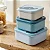 Kit 3 Potinhos Com Tampa Cloudy Azul 21761 - Buba - Imagem 3