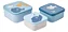 Kit 3 Potinhos Com Tampa Cloudy Azul 21761 - Buba - Imagem 5