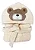 Roupão Infantil Laço Bebê Urso - Imagem 1