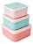 Kit 3 Potinhos Cloudy Para Comida Lanche Infantil - Buba Unocórnio - Imagem 5