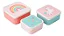 Kit 3 Potinhos Cloudy Para Comida Lanche Infantil - Buba Unocórnio - Imagem 2