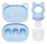 Kit Porta-frutinhas E Forminha De Leite E Sorvete Azul Buba - Imagem 2