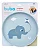 Pratinho Em Silicone Bebê Com Ventosa Buba Cloudy Elefante Azul - Imagem 4