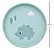 Pratinho Em Silicone Bebê Com Ventosa Buba Cloudy Porco Espinho - Imagem 4
