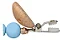 Prendedor De Chupeta Silicone E Bambu Azul - Buba - Imagem 5