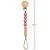 Prendedor De Chupeta Silicone E Bambu Rosa - Buba - Imagem 4