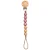 Prendedor De Chupeta Silicone E Bambu Rosa - Buba - Imagem 3