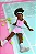 Conjunto Fitness Infantil Rosa e Verde - Peixote - Imagem 2