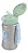 Garrafa de Aço Inox 350ml Besties Elefante Skip Hop - Imagem 2
