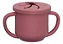 Copo Infantil Silicone 2 em 1 Canudo Snack Piccolo Rosa Infanti - Imagem 2