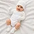 Kit Bebê Recém Nascido Rn Gorro Luva Sapatinho Pimpolho - Branco - Imagem 4