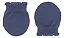 Kit Bebê Recém Nascido Rn Gorro Luva Sapatinho Pimpolho - Azul Jeans - Imagem 3