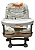 Cadeira De Alimentação Portátil Cloud Bege Fox Premium Baby - Imagem 1