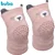 Joelheira Antiderrapante para Bebê Engatinhar Urso Rosa BUBA - Imagem 1