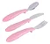 Kit 3 Talheres Buba Zoo Rosa - Buba - Imagem 2