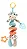 Buba Girafa Mola Happy Zoo Bpa Free Colorido - Imagem 1