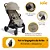 Combo Parcel Lx Joie Bebê Conforto E Base Isofix Compacto - Areia - Imagem 10