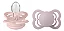 Chupetas Supreme Rosa Bebê e Lilás Tam 2 Kit com duas - Bibs - Imagem 2