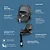 Travel System Leona² Pebble Pro 360 - Twillic Graphite - Imagem 6