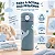 Copo Térmico Infantil Buba Cloudy Elefante Parede Dupla Canudo 320ml - Imagem 7