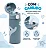 Copo Térmico Infantil Buba Cloudy Elefante Parede Dupla Canudo 320ml - Imagem 2