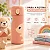 Copo Térmico Infantil Buba Cloudy Esquilo Parede Dupla Canudo 320ml - Imagem 7