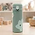 Copo Térmico Infantil Buba Cloudy Porco Espinho Parede Dupla Canudo 320ml - Imagem 2