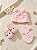 Kit Bebê Recém Nascido Rn Gorro Luva Sapatinho Pimpolho - Rosa - Imagem 1