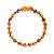Pulseira De Âmbar Baroque Cognac - 14cm - Imagem 1
