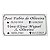 Placa em inox 15x30 - Imagem 1