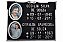 Placa Para Túmulo Alumínio 20x25 Duas Fotos - Imagem 1