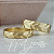 Par de Alianças Poseidon - Ouro 18k - Imagem 1