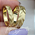 Par de Alianças Poseidon - Ouro 18k - Imagem 5