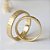 Par de Alianças Rustic Line - Ouro 18k - Imagem 2