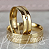 Par de Alianças Cintra (5mm) - Ouro 18k - Imagem 1