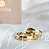 Par Alianças Berlim Fosca (5mm) - Ouro 18k - Imagem 3