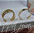 Par de Alianças Melin Mix (4mm) - Ouro 18k - Imagem 5