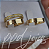 Par de Alianças Melin Mix (4mm) - Ouro 18k - Imagem 1