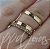Kit casamento Vivar (3mm) - Ouro 18k - Imagem 3