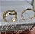 Kit casamento Vivar (3mm) - Ouro 18k - Imagem 5