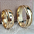 Par de Alianças Tradicional Siria (7mm) - Ouro 18k - Imagem 1