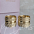 Par de Alianças Noruega (6mm) - Ouro 18k - Imagem 4