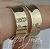 Par de Alianças Concava Shine (8mm) Ouro 18k - Imagem 2