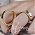Par de Alianças Concava (8mm) Ouro 18k - Imagem 3