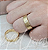 Par de Aliança Delphos (5,5mm) - Ouro 18k - Imagem 4