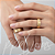 Alianças Ocean Ouro 18k (AOC129) - Imagem 3