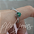 Anel de Formatura Medicina (Pedras naturais) - Ouro 18k BRANCO - Imagem 2