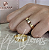 Par de Alianças Camélia (4mm) - Ouro 18k - Imagem 2